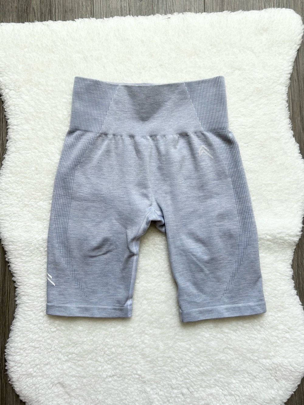 Oner Active Seamless Grey High-Waist Bike Shorts